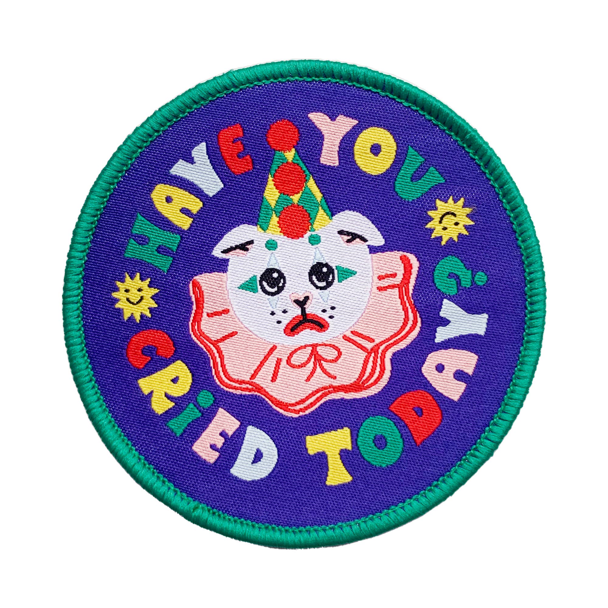 Have You Cried Today? Iron-On Patch from 5 Eye Studio