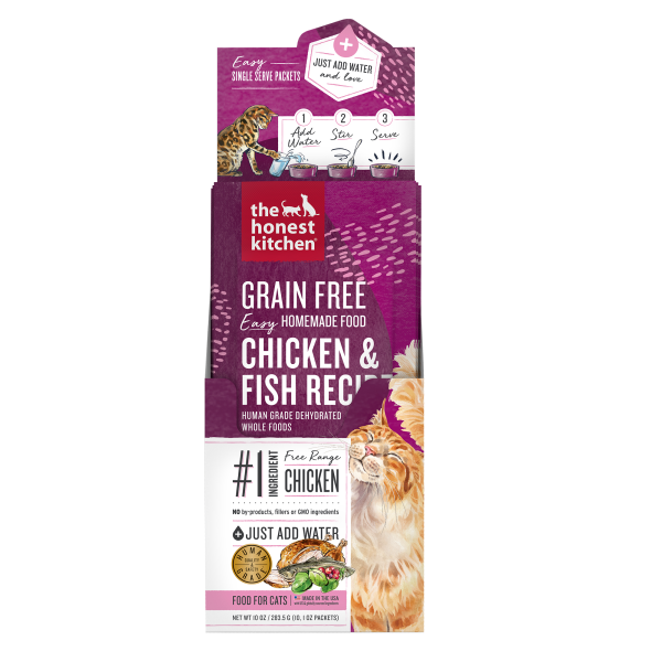 HK Cat Dehydrated GF Chicken & Whitefish - 1oz Single Serve Packet