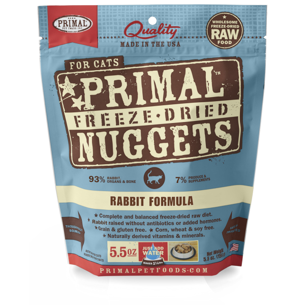 Primal Cat Freeze Dried Rabbit 5.5oz