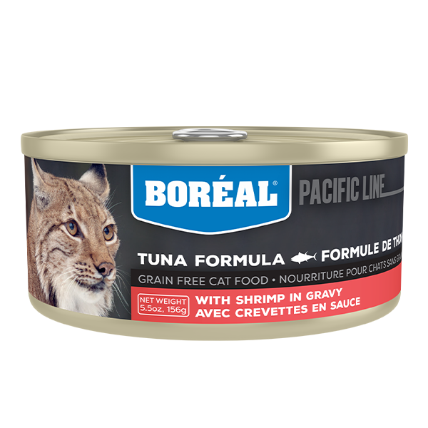 BOREAL Cat Tuna Red Meat in Gravy with Shrimp 156g