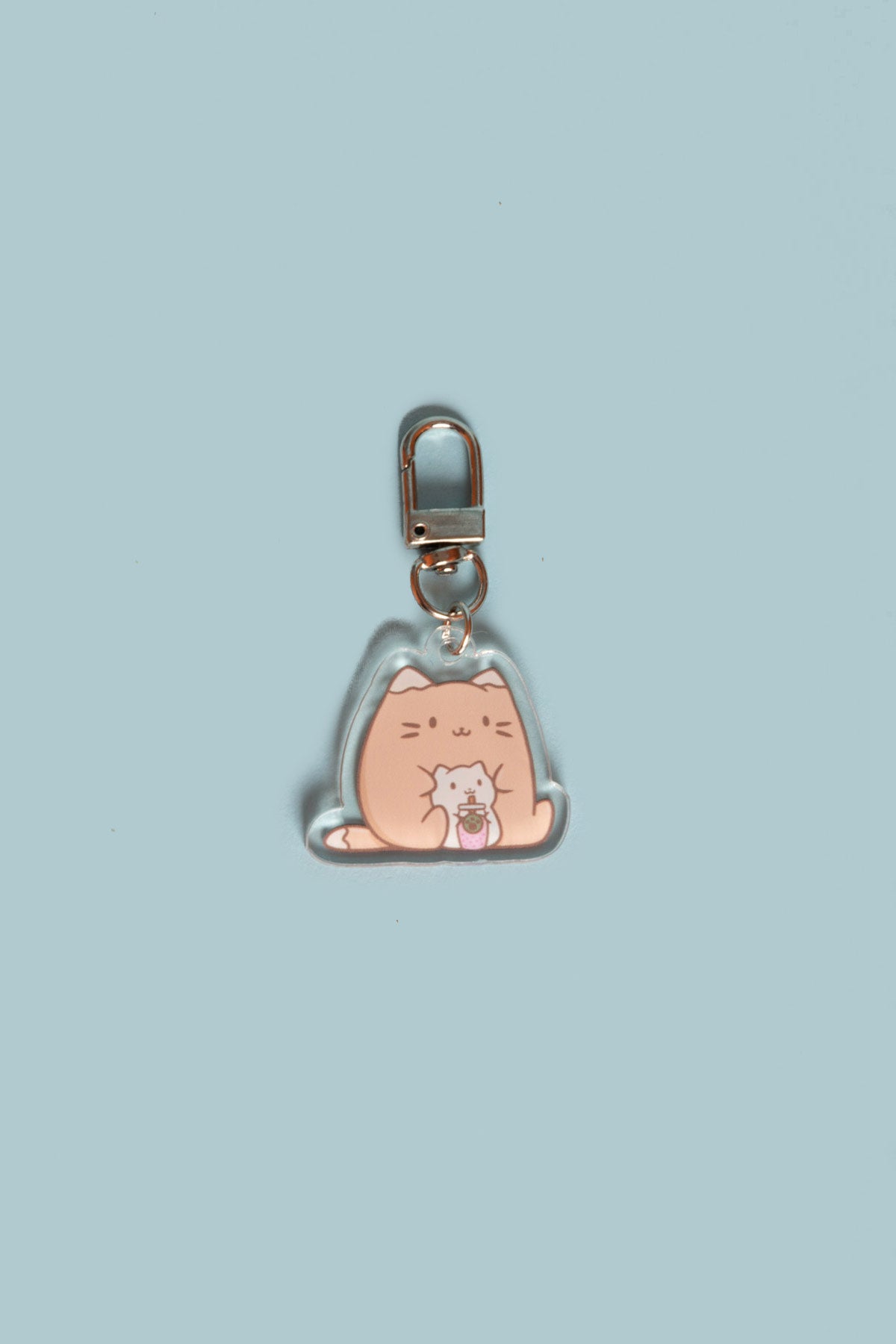 Catoro Boba Kitties Acrylic Keychain