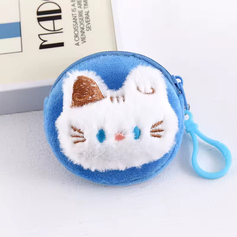Cat Coin Purse - Blue