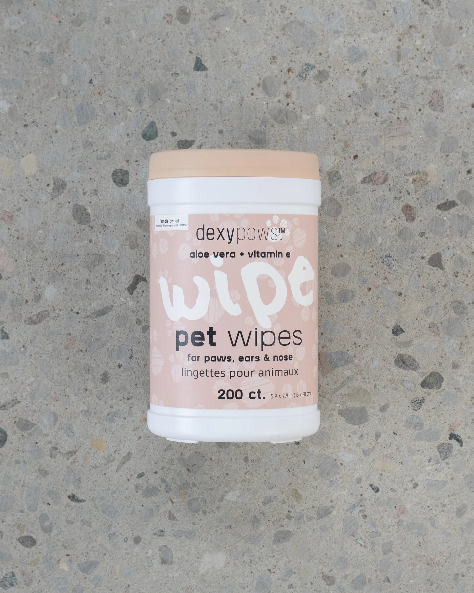 Pet Cleansing Wipes Canister
