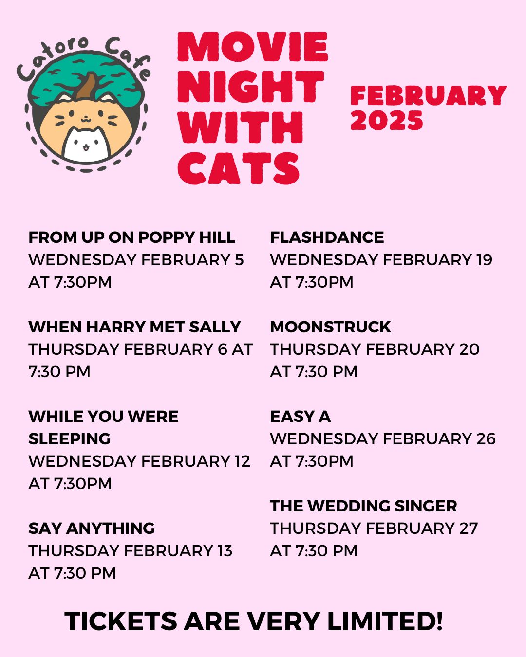 Catoro Movie Nights - February 2025