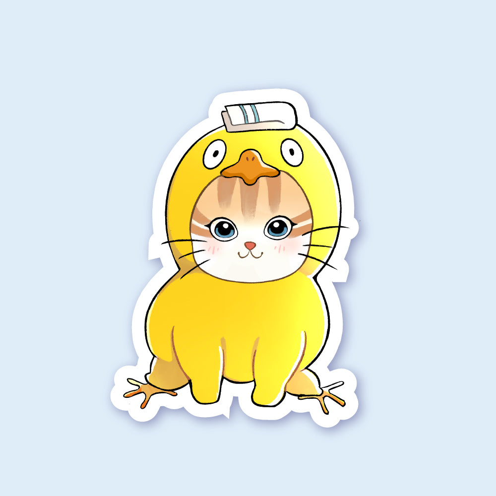 Duck Cat Sticker