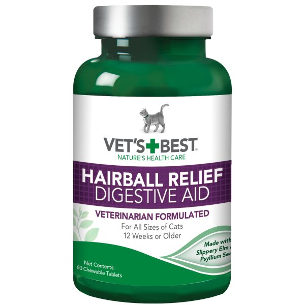 Vet's Best Cat Hairball Relief 60 Tab - Catoro Pets