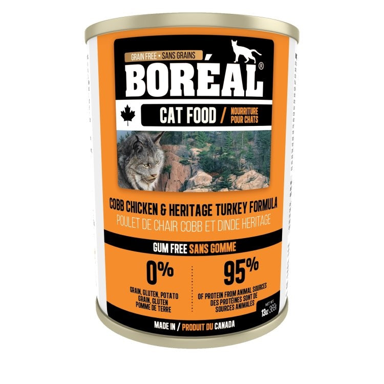 BOREAL Cat Cobb Chicken & Heritage Turkey Formula 369g - Catoro