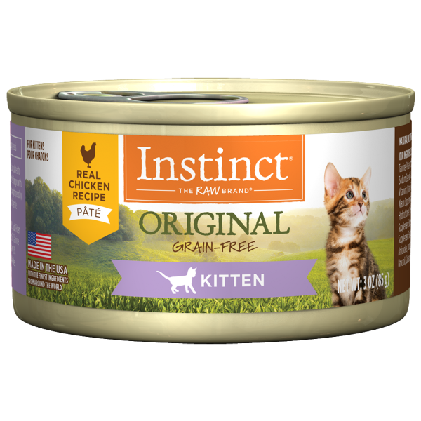 Instinct Cat Original GF Chicken Kitten 24/3 oz Cans - Catoro