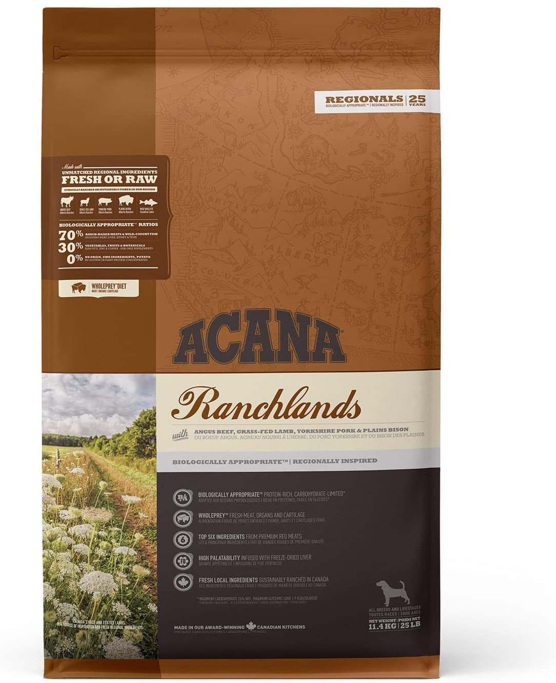 Acana Ranchlands Dog Food 11.4 kg - Catoro Pets