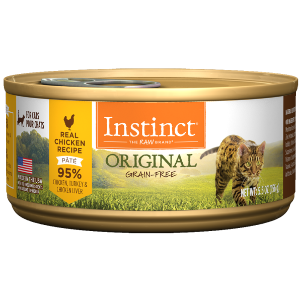 Instinct Cat Original GF CageFree Chicken 12/5.5 oz Cans - Catoro