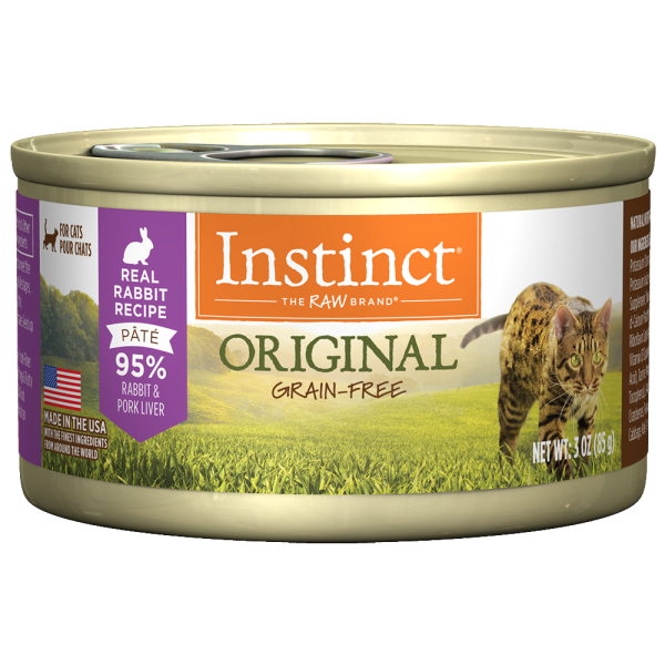 Instinct Cat Original GF FarmRaised Rabbit 24/3 oz Cans - Catoro