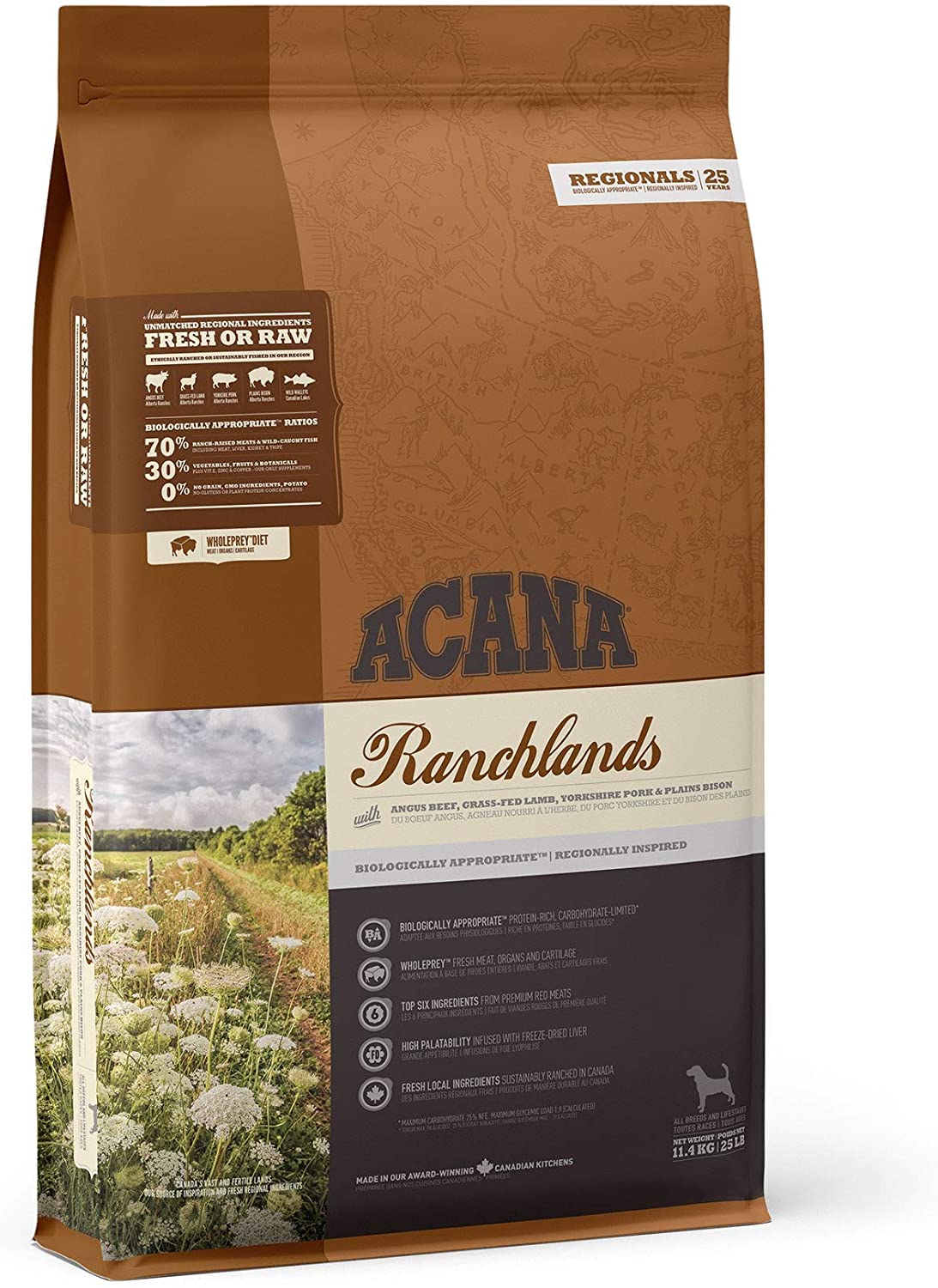 Acana Ranchlands Dog Food 11.4 kg - Catoro Pets