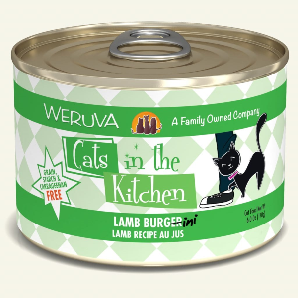 Weruva Cats in the Kitchen Lamb Burgini 24/6 oz - Catoro Pets
