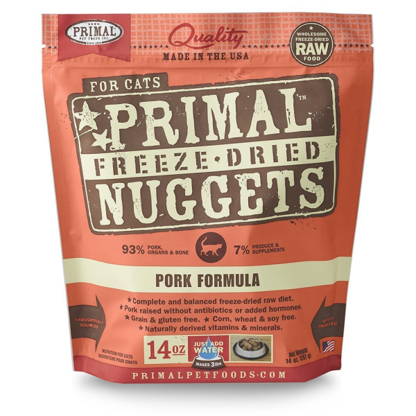 Primal Cat Freeze Dried Pork 14 oz