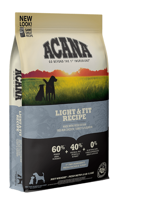 Acana Light & Fit Recipe Dog Food 11.4 kg