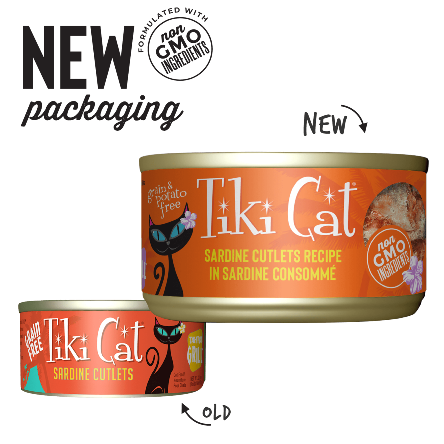 Tiki Cat Hawaiian Grill GF Tahitian Sardine 8/6 oz