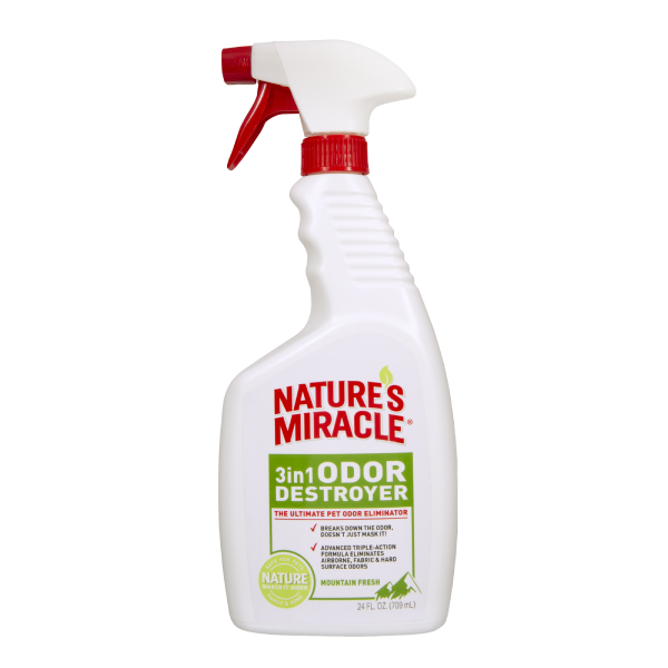 Nature's Miracle 3-in-1 Odor Destroyer 24 oz - Catoro