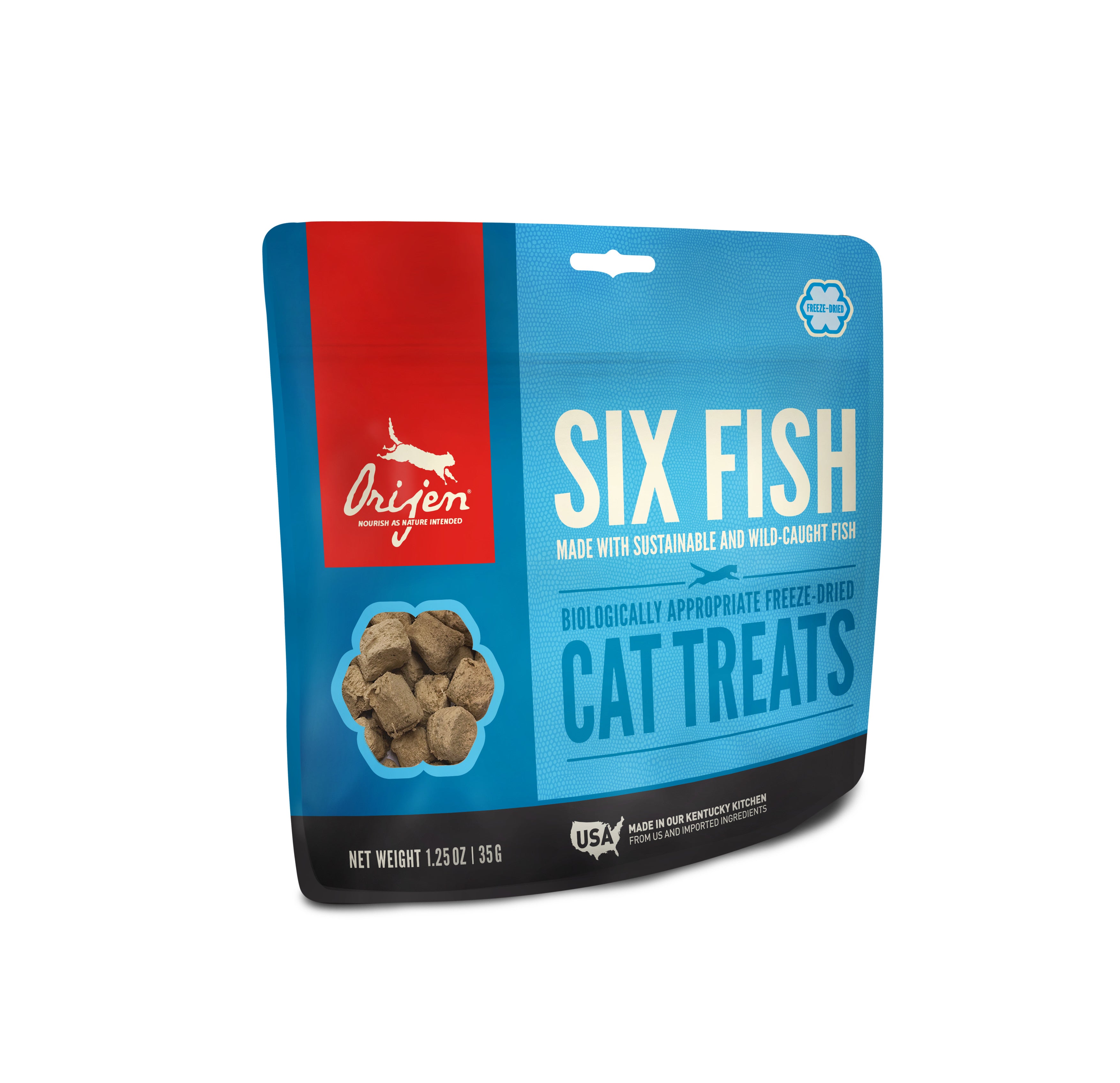 Orijen Six Fish Cat Treats 35 gm - Catoro Pets