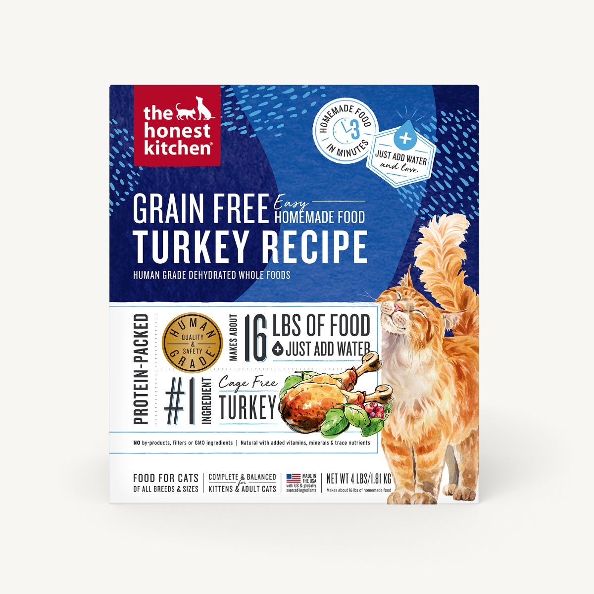 HK Cat Dehydrated GF Turkey - 4 lb